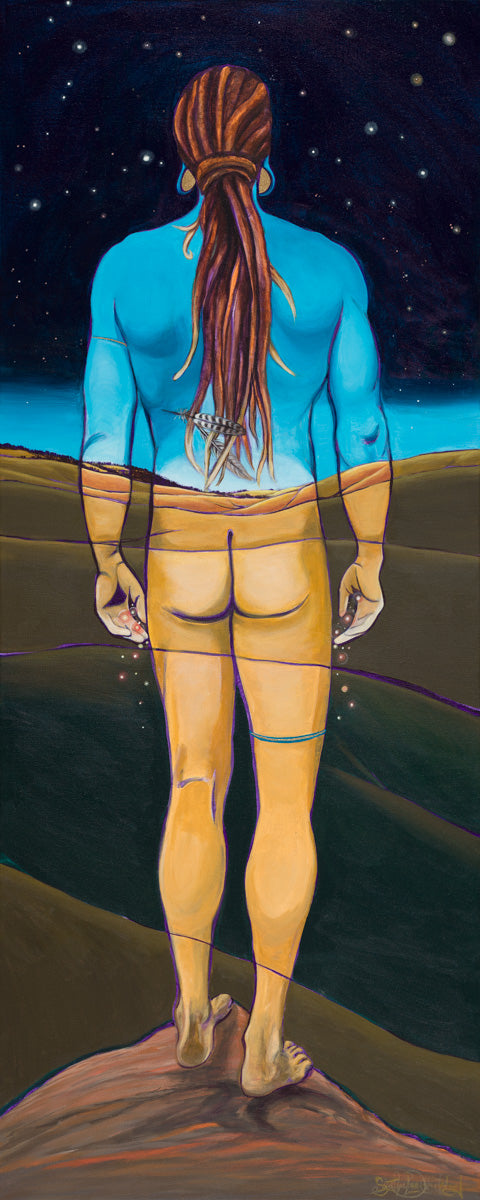 Light Warrior original painting by Suzanne DeSoleil