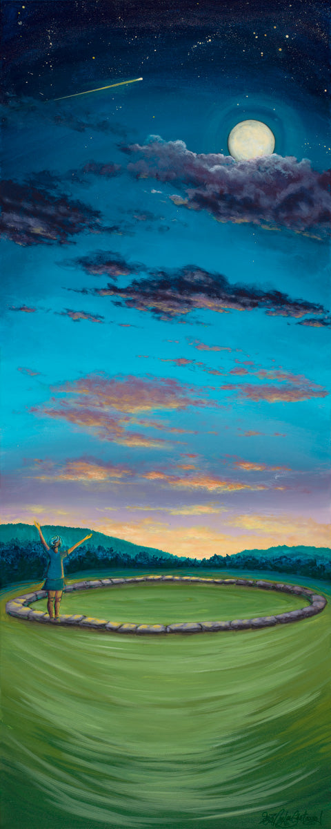 Peace Chapel original painting by Suzanne DeSoleil
