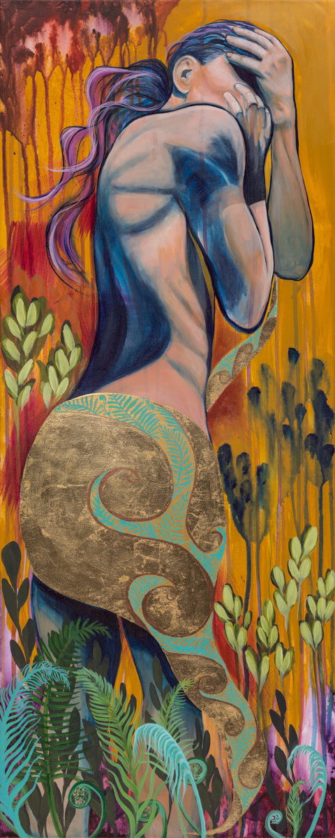 Fern Dancer original painting by Suzanne DeSoleil